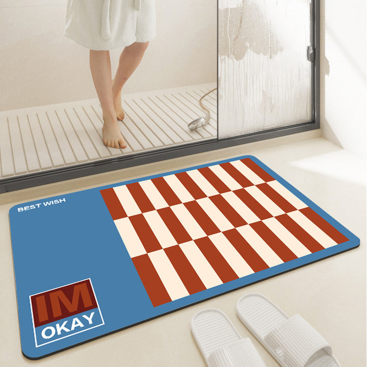 Cheerful Decorative Entrance Mat Bowlift