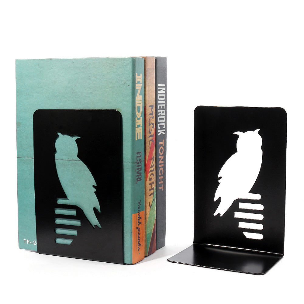 Geometric Owl Bookends