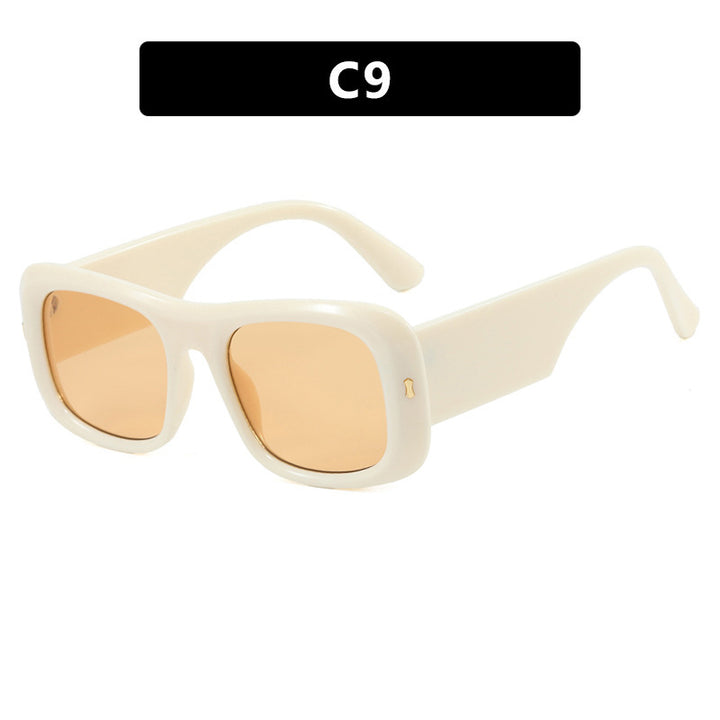 Women's oversized square sunglasses with a wide frame and polarized lenses Bowlift