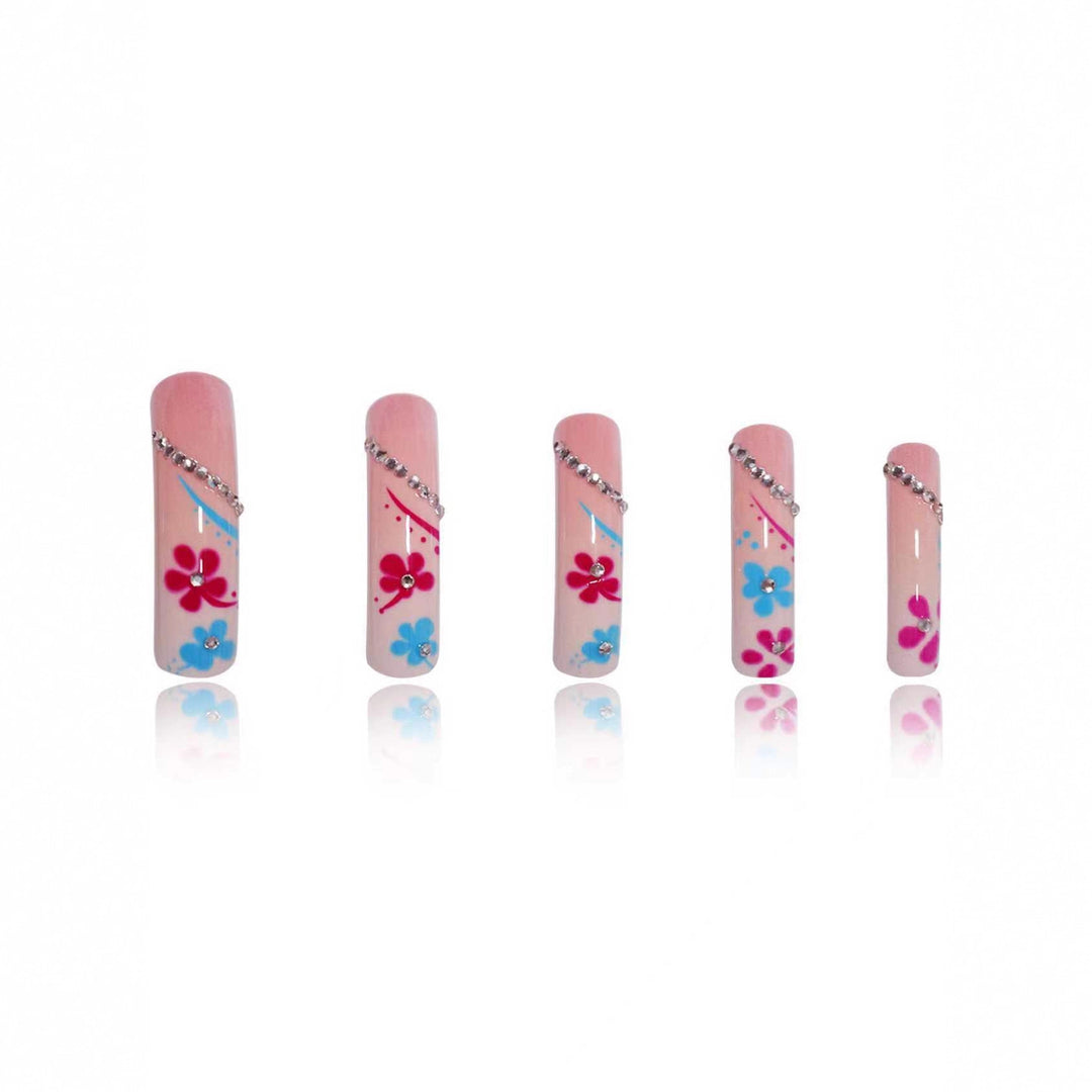 Decorative Long Acrylic Nail Extensions Bowlift