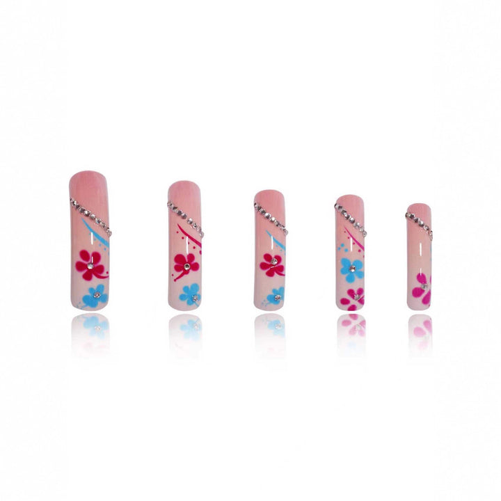 Decorative Long Acrylic Nail Extensions Bowlift