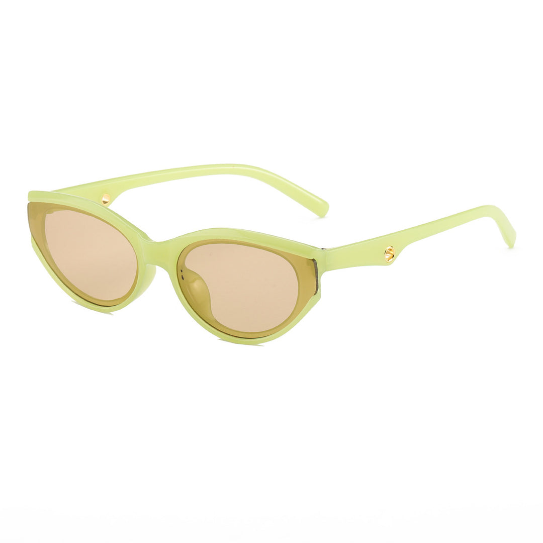 Women's Cat-Eye Sunglasses with Transparent, Modern Design Bowlift