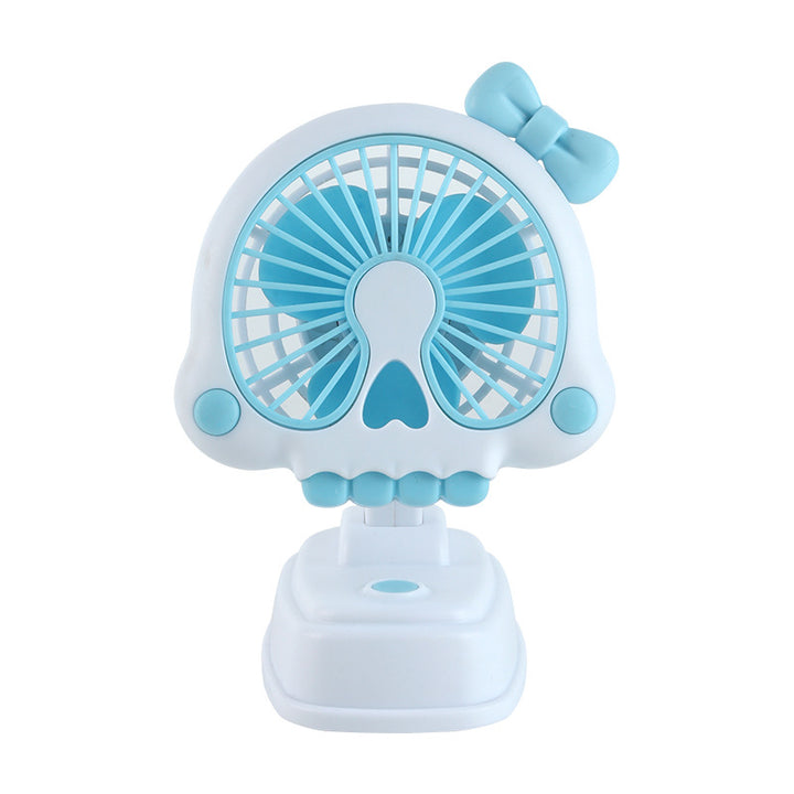 Unisex Portable Mini Fan in Creative Skull Design Bowlift
