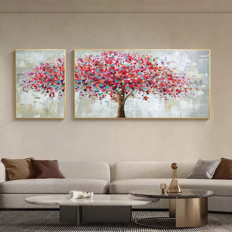 Abstract Tree Landscape Canvas Art