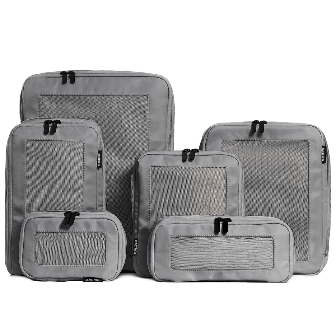 Unisex Storage Bags Set with Transparent Compartments Bowlift