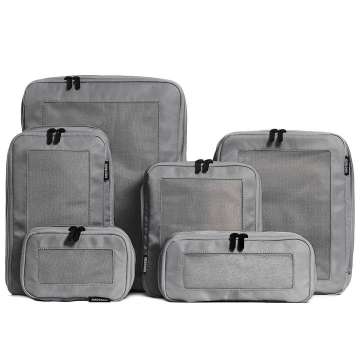Unisex Storage Bags Set with Transparent Compartments Bowlift