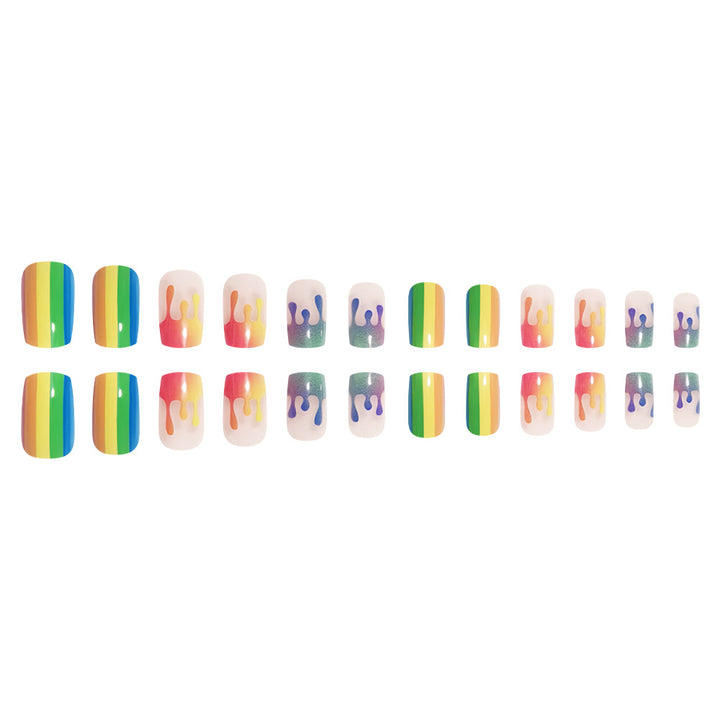 Artistic Ombre Press-On Nail Set Bowlift