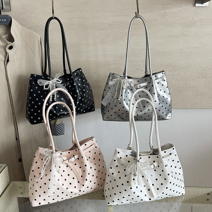 WoChic Polka Dot Tote Bag Bowlift