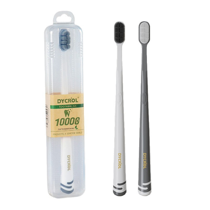 Ergonomic Head Cleaning Toothbrush Set Bowlift