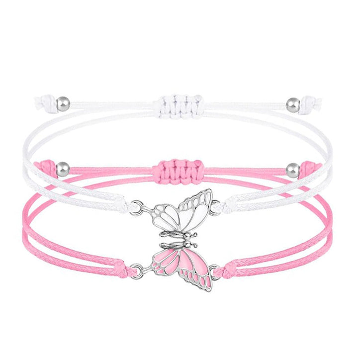 Butterfly Charm Necklace and Bracelet Set Bowlift