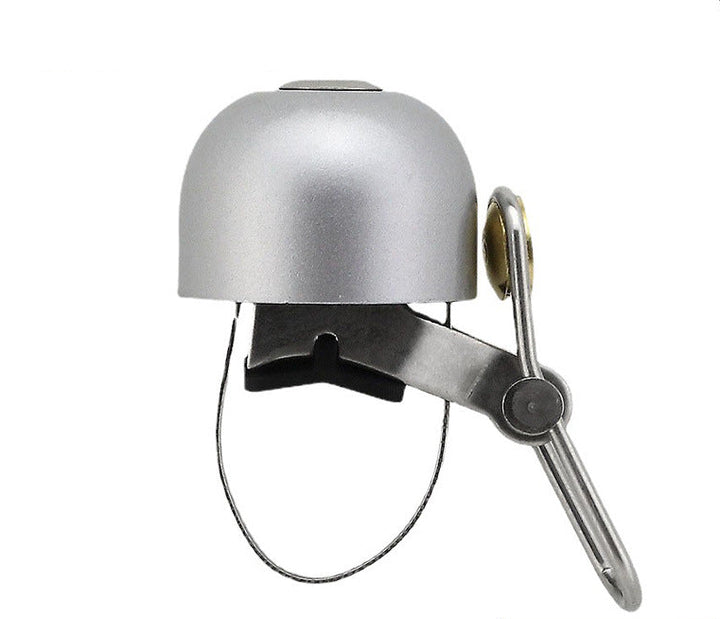 compact mini bicycle bell with stainless steel lever clamp Bowlift