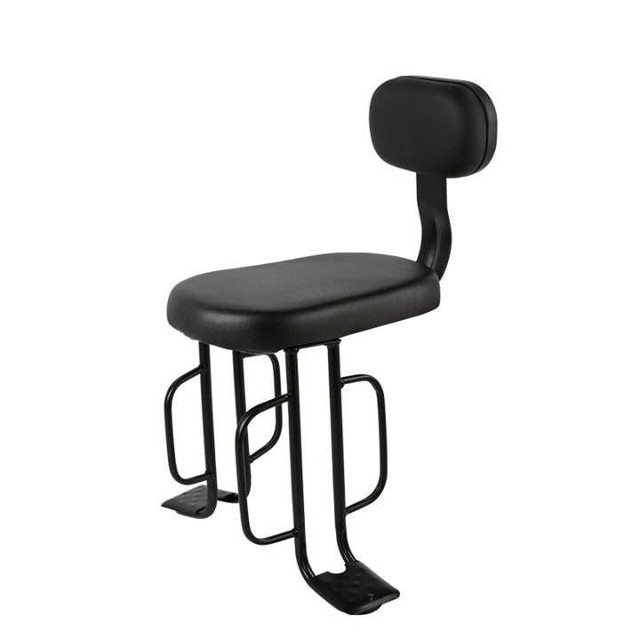 padded adjustable motorcycle passenger backrest and foldable footrest stool Bowlift