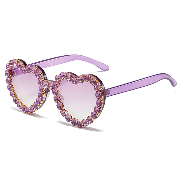 Heart-Shaped Glamorous Sunglasses Bowlift