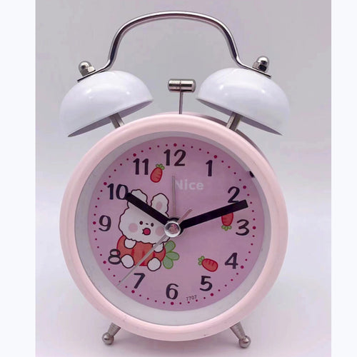 Nostalgic children's alarm clock with cheerful animal motif Bowlift