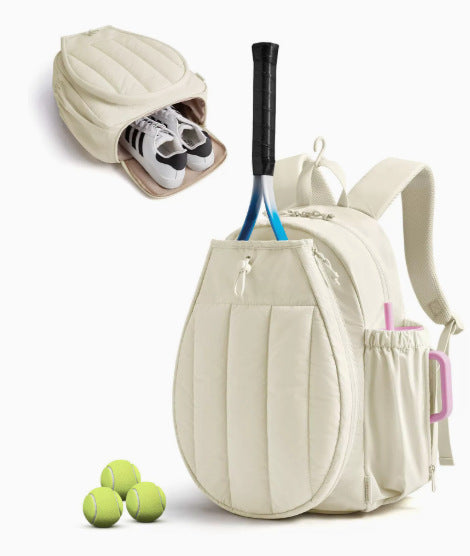 Sporty tennis backpack with ergonomic design Bowlift