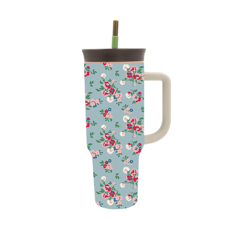 Women's Stylish Drink Cup with Practical Straw Bowlift