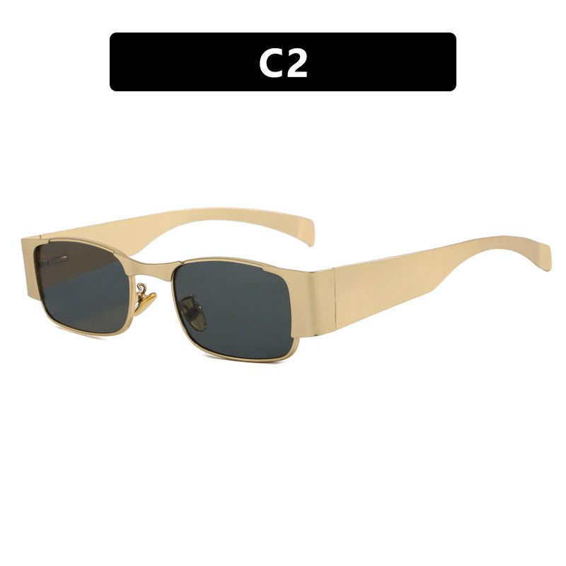 Women's fashionable rectangular sunglasses with elegant lenses Bowlift
