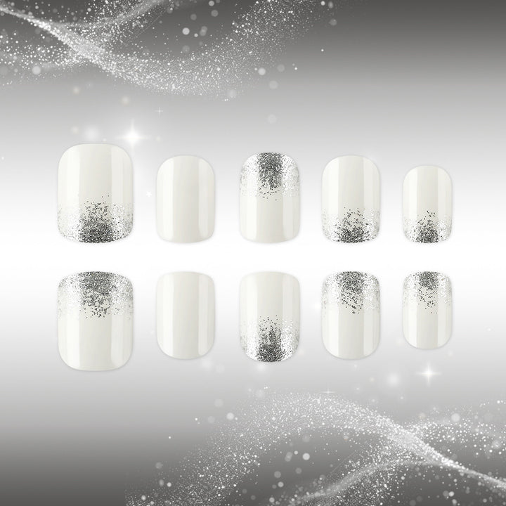 Elegant Glitter Tip Nail Art Set Bowlift