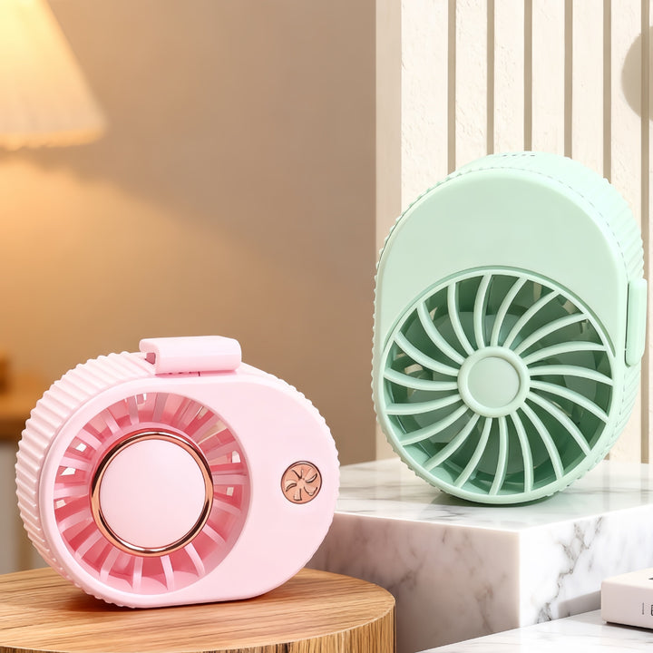 Women portable mini fan with adjustable tilt and USB connection Bowlift