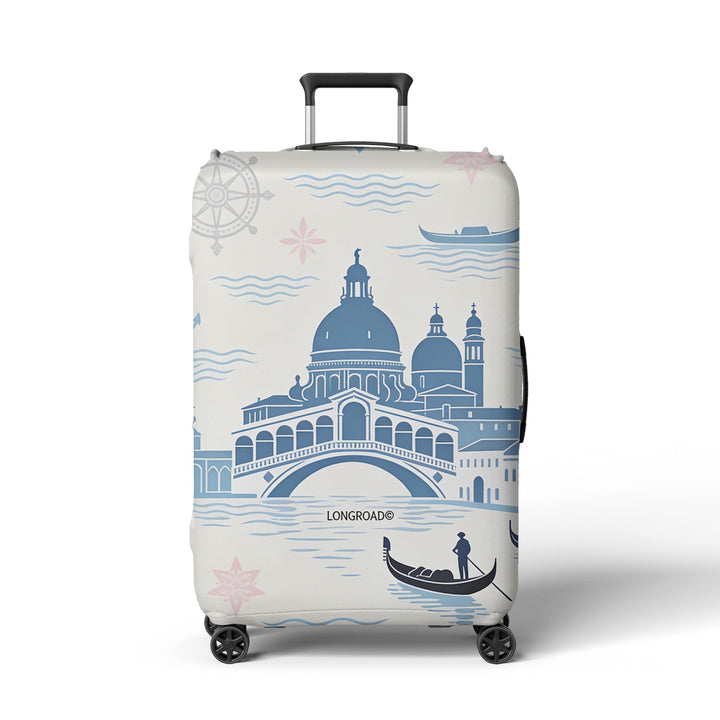 Women's suitcase cover in futuristic design Bowlift