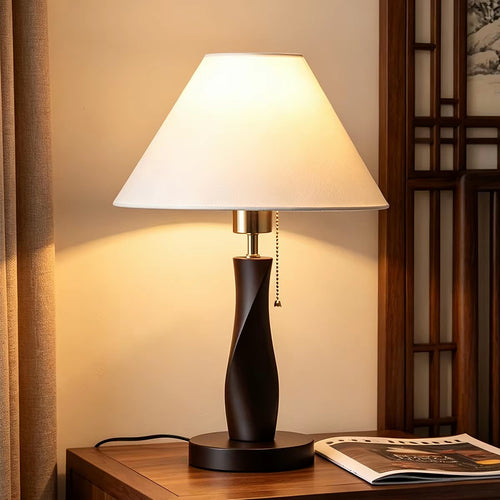 Elegant Twisted Base Table Lamp