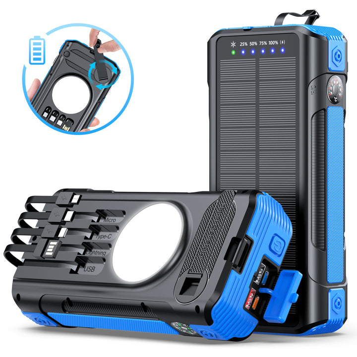 Multifunctional Solar Powerbank with LED Display Bowlift