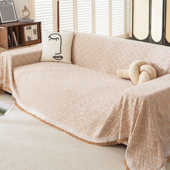 Stylish Woven Sofa Throw Blanket