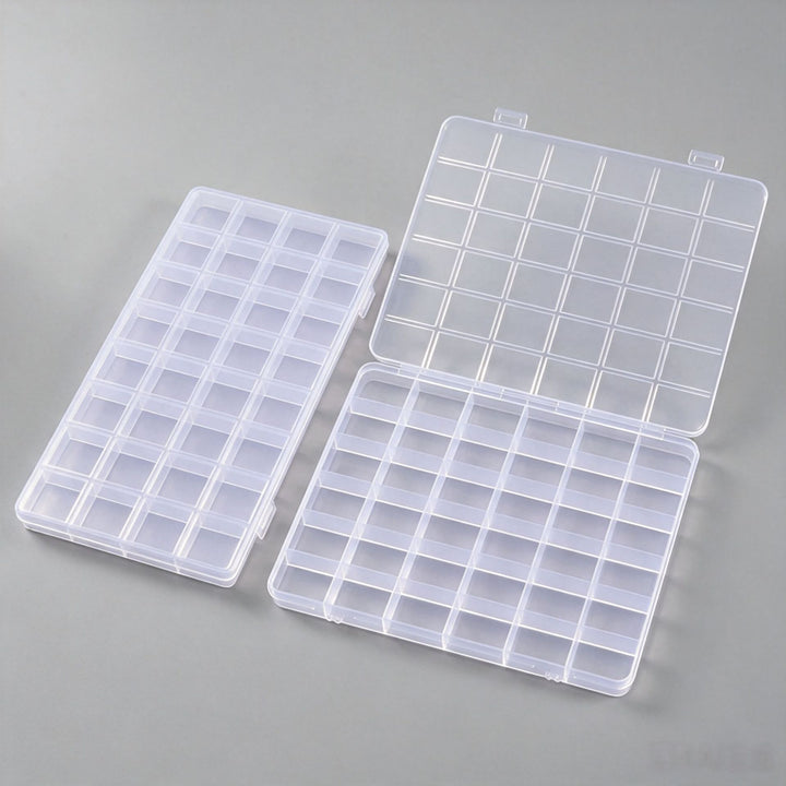 Transparent Multi-Compartment Craft Storage Organizer Bowlift