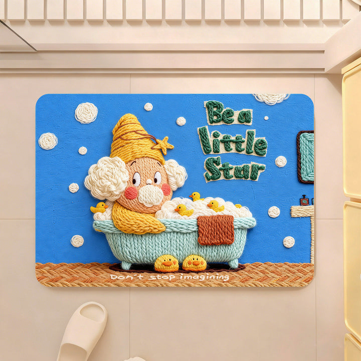 Whimsical Bakery-Themed Decorative Area Rug