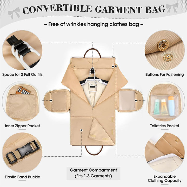 Elegant Travel Bag with Separate Suit Compartment Bowlift