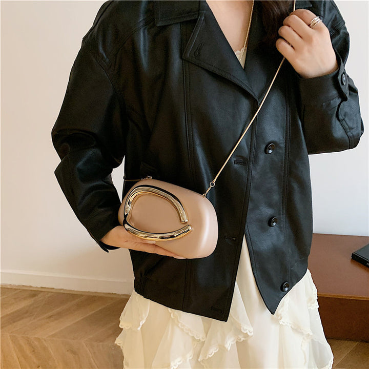 Chic Sculpted Crossbody Handbag Bowlift