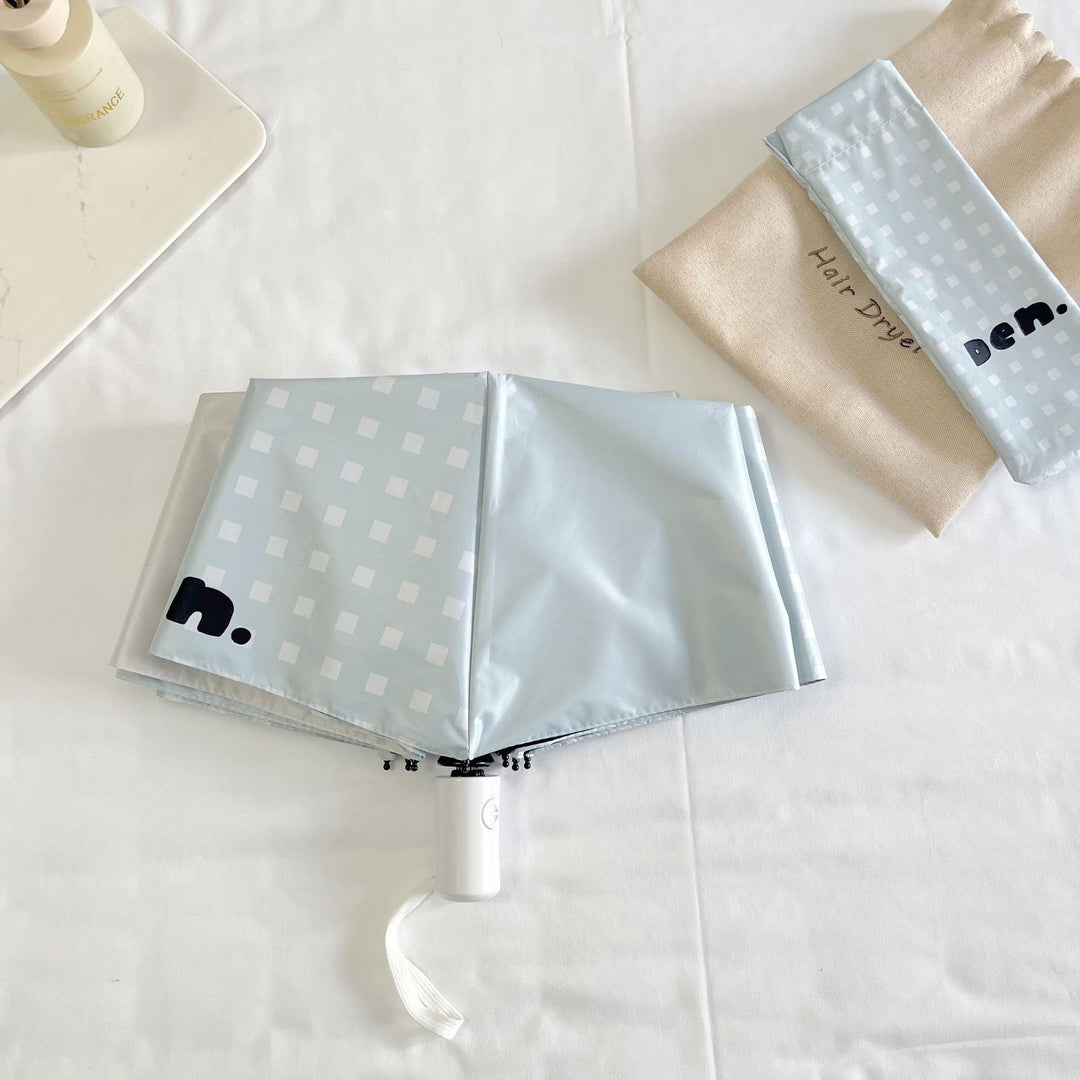 Women's folding umbrella with unique star pattern and practical carrying bag Bowlift