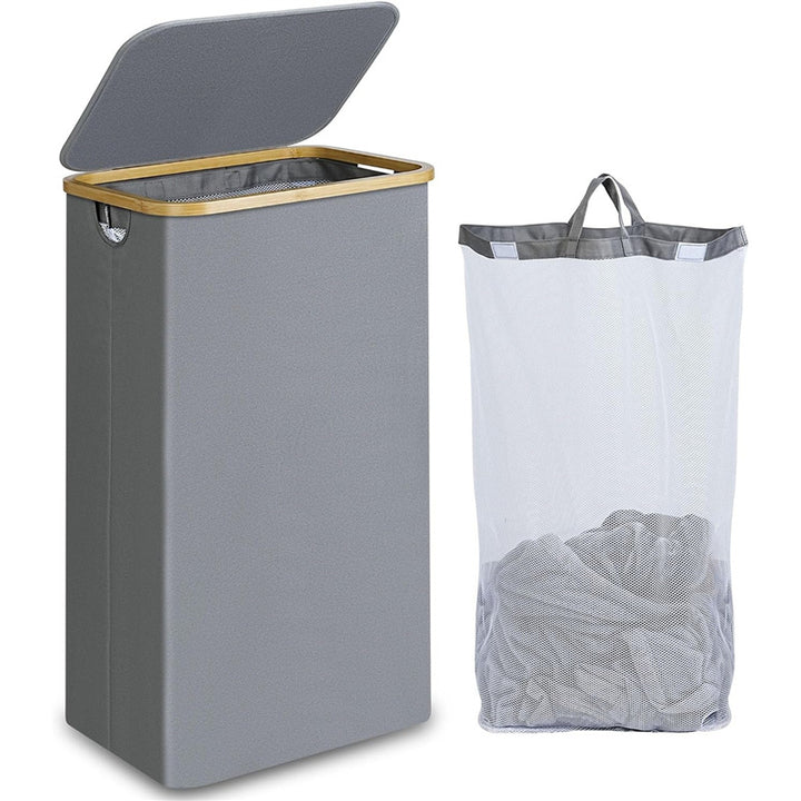 High-quality laundry basket with removable and washable inner bag Bowlift