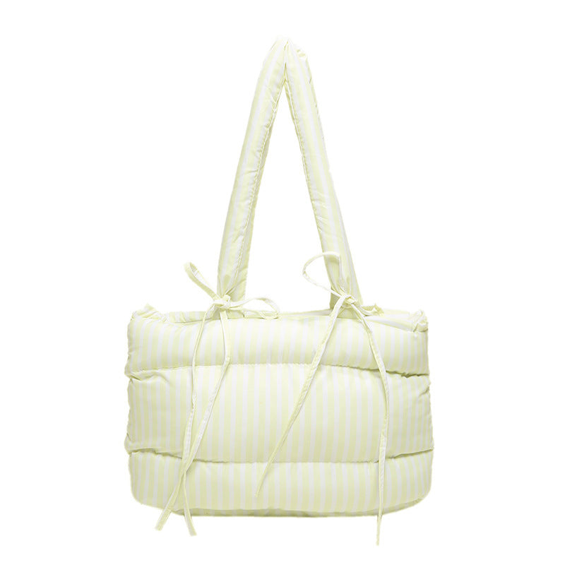 Fashionable quilted tote bag Bowlift