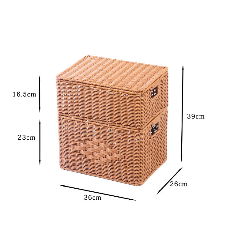 Rectangular Woven Storage Box Bowlift