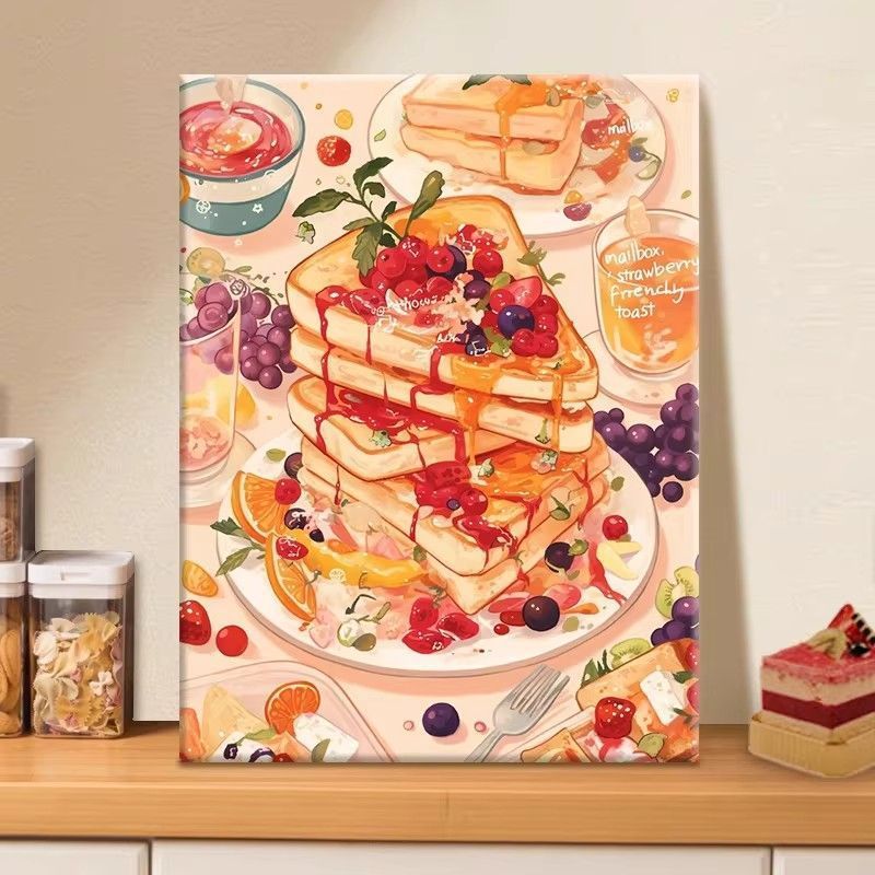 Gourmet Dessert-Themed Wall Art Bowlift