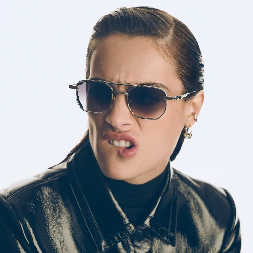Ladies Designer Sunglasses with Unique Frame and Polarized Lenses Bowlift