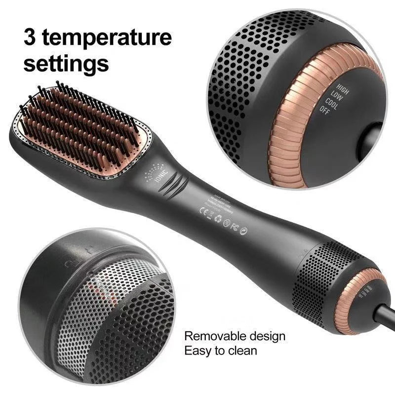 3-in-1 Ionic Hot Air Hair Dryer Brush