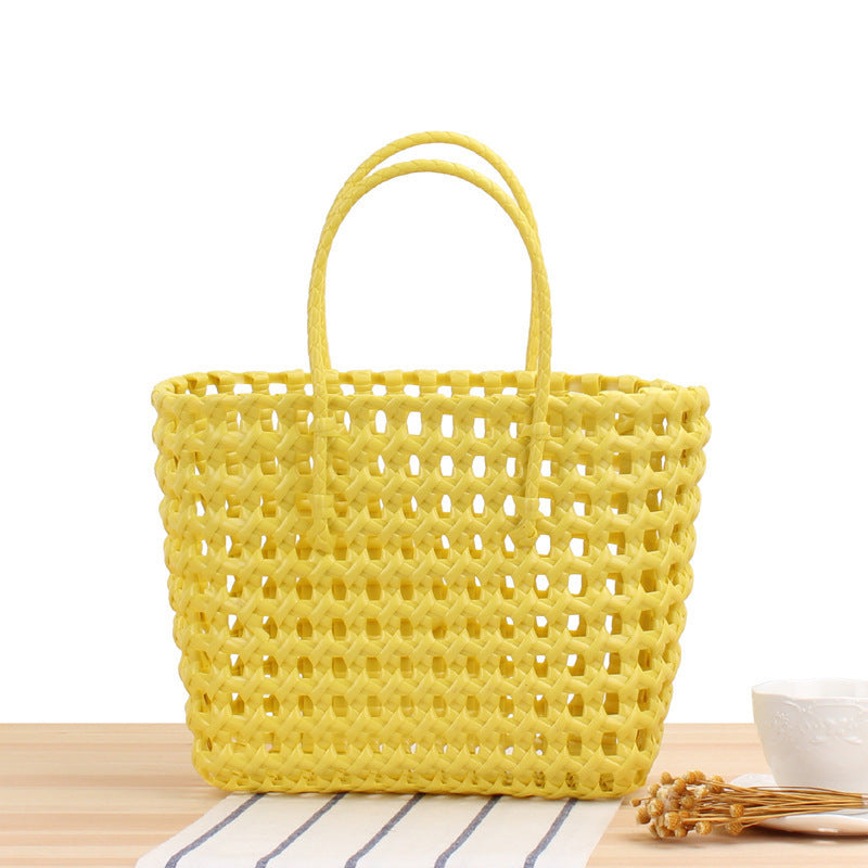 Handcrafted basket bag with unique structural design Bowlift