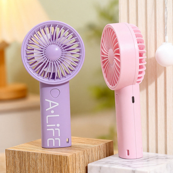 Ladies Portable USB Hand Fan with Flexible Use Bowlift