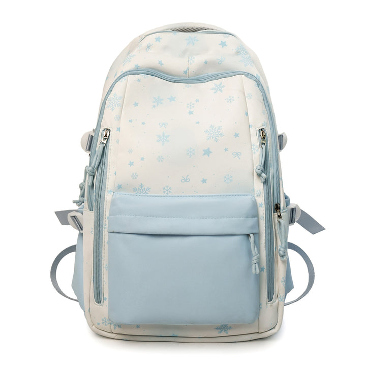 Backpack with Elegant, Floral Design and Many Compartments Bowlift