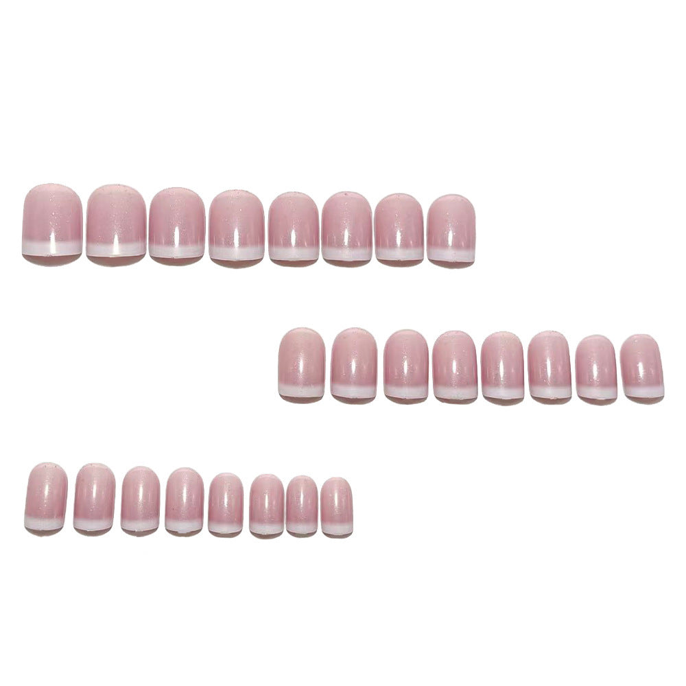 Elegant Art Nails with High Gloss French Tip Bowlift