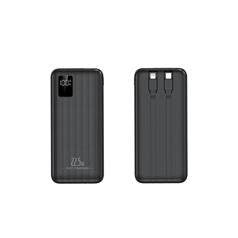 Portable power bank with fast charging function and LED display Bowlift