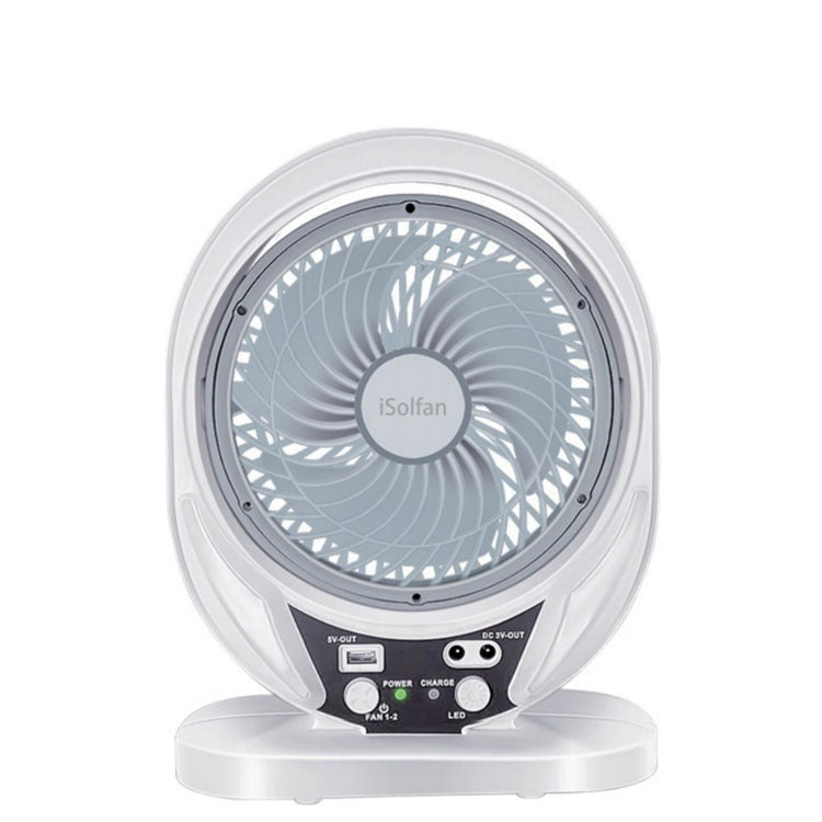 Women Portable Solar Fan with Integrated LED Lighting and USB Connection Bowlift