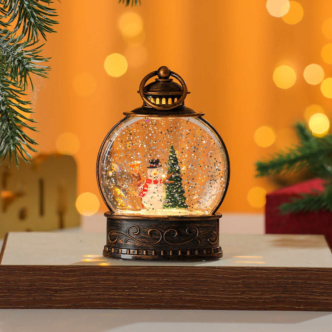 Decorative Snow Globe Lantern Bowlift