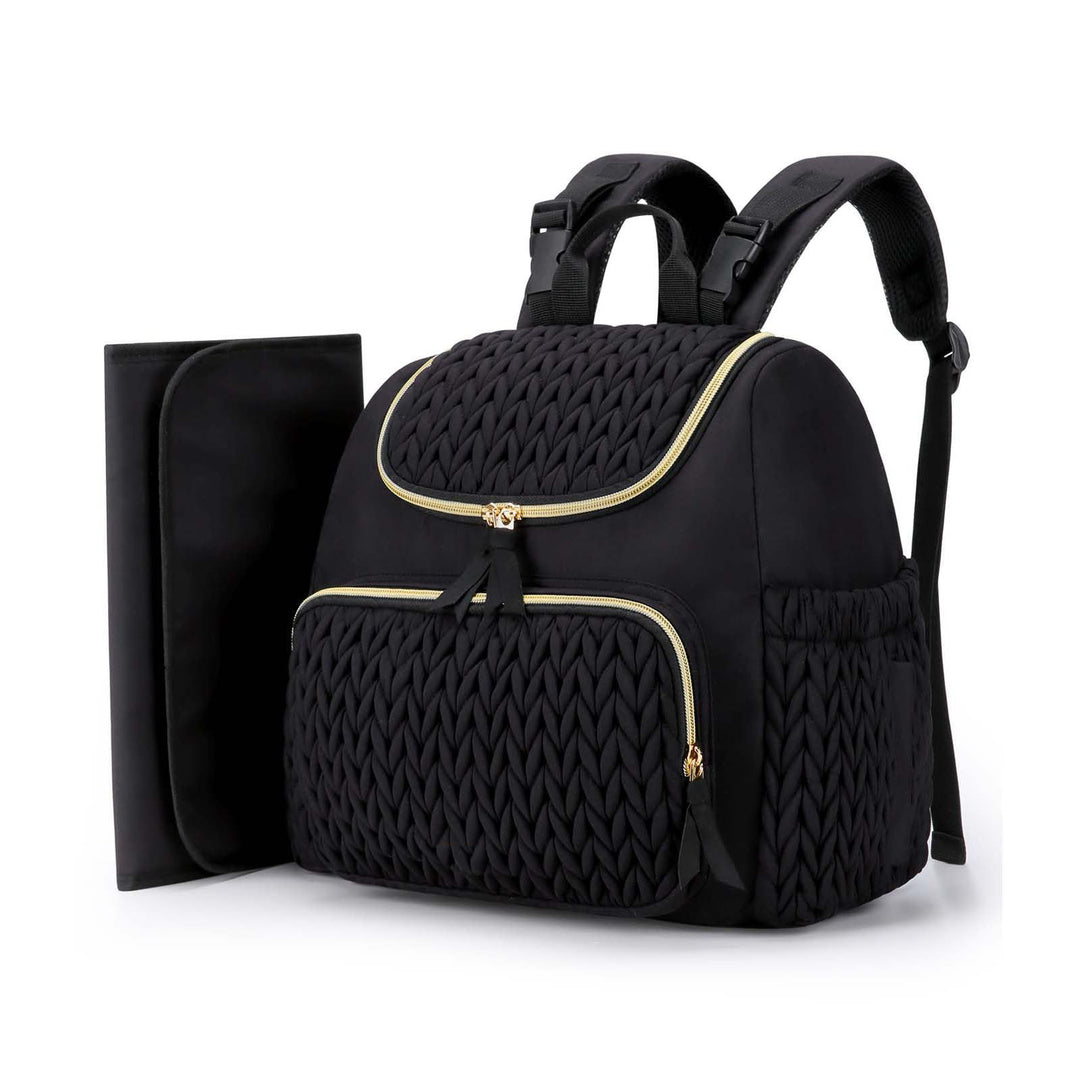 Women's Fashion Backpack with Woven Design Bowlift