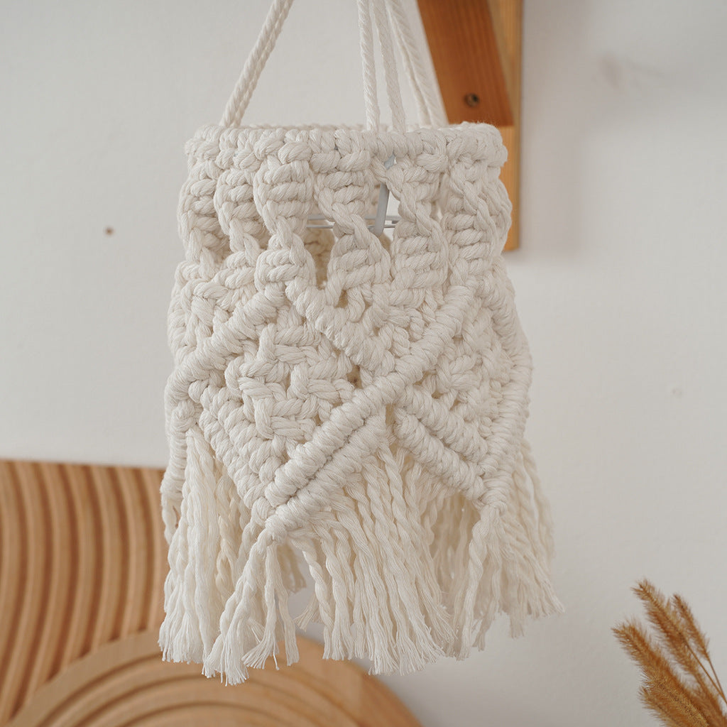 Woven Macramé Plant Holder Bowlift