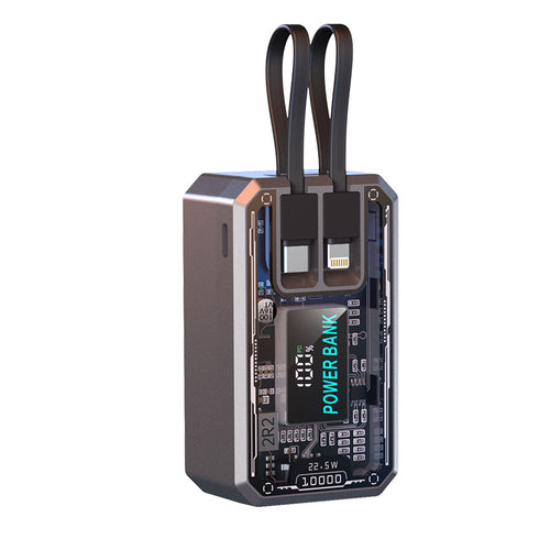 High-performance power bank with dual charging ports Bowlift