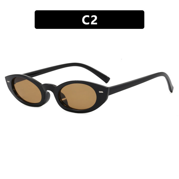 Women's Cat-Eye Sunglasses with Modern Transparent Frame Bowlift