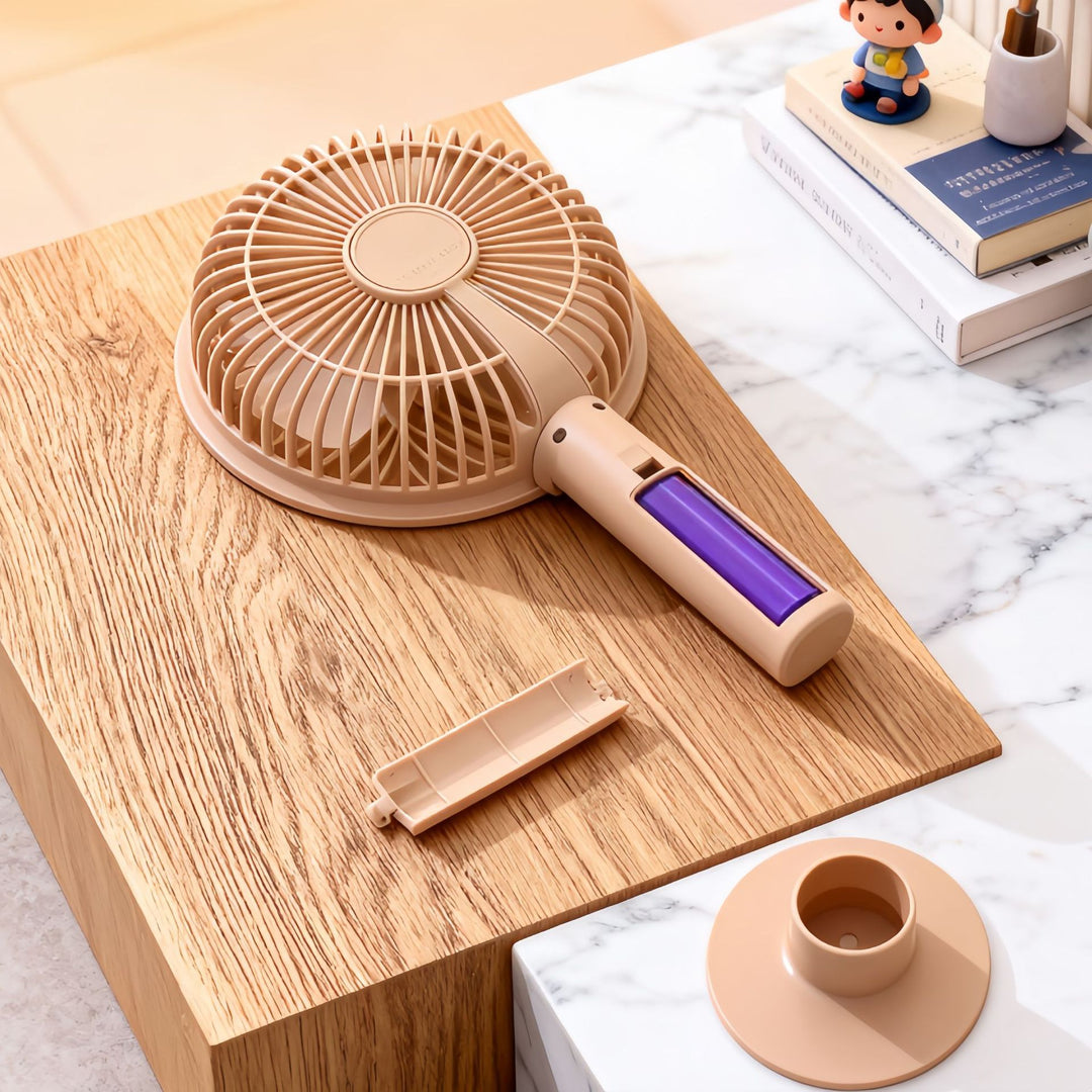 Ladies Portable Table Fan with Flexible Tilt Bowlift